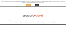 Tablet Screenshot of biosoftworld.com